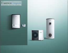 ВНУТРЕННИЙ БЛОК ТЕПЛОВОГО НАСОСА С ВСТРОЕННЫМ ВОДОНАГРЕВАТЕЛЕМ  VAILLANT UNITOWER VWL 128/5 IS MB5